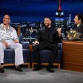 The Final Boss and The Tribal Chief | The Tonight Show | April 3, 2024 - wwe photo