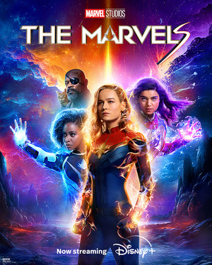  The Marvels is now streaming in IMAX Enhanced on 迪士尼 Plus