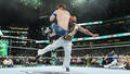 The Rock Chokeslams John Cena | WrestleMania XL | April 7, 2024 - dwayne-the-rock-johnson photo