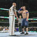 The Rock and John Cena | WrestleMania XL | April 7, 2024 - dwayne-the-rock-johnson photo