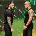 The Rock and The Tribal Chief | WrestleMania XL Kickoff - wwe photo