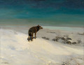 The wolf | paintings of Alfred Von Wierusz Kowalski  - wolves photo