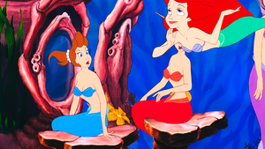 Walt Disney Screencaps - Princess Aquata, Princess Ariel, Princess Attina & Princess Andrina