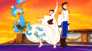 Walt ディズニー Screencaps – The Blue Birds, Vanessa & Prince Eric
