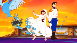  Walt 迪士尼 Screencaps – The Blue Birds, Vanessa & Prince Eric