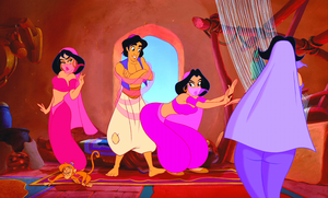  Walt डिज़्नी Screencaps – The Harem Girls, Abu & Prince अलादीन