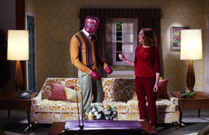 Wanda/Vision Gif - Don't Touch That Dial