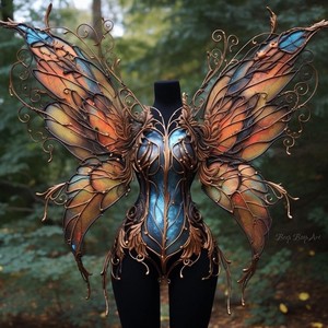  Whimsical 나비 dress.•*¨`*•.🦋