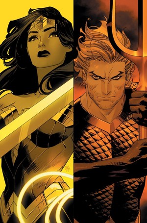  Wonder Woman and Aquaman | Dark Crisis On Infinite Earths no.7 | Dawn of DC Variant Covers