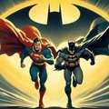 batman and superman - batman fan art