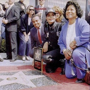 Janet Jackson 1990 Walk Of Fame Induction Ceremony 