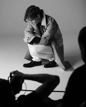 Cillian Murphy for the Versace Icons Campaign (BTS by Donatella Versace)