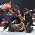Damian, JD, finn and Jey Uso | World Heavyweight Championship Match | WWE Backlash France  2024 - wwe photo