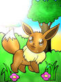 Eevee in the forest - eevees-of-the-woods photo