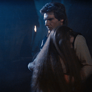  Han and Leia | bintang Wars: Episode VI — Return of the Jedi | 1983