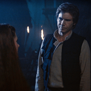  Han and Leia | bituin Wars: Episode VI — Return of the Jedi | 1983