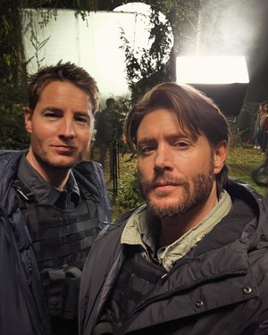 Jensen Ackles and Justin Hartley | Behind the scenes | Tracker