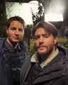 Jensen Ackles and Justin Hartley | Behind the scenes | Tracker - jensen-ackles photo