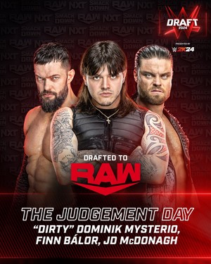 Judgment Day: Dominik, JD and Finn | 2024 WWE Draft on Night Two | April 29, 2024
