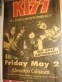 KISS ~Edmonton, AL, Canada...May 2, 1997 (Alive Worldwide Tour)  - kiss photo