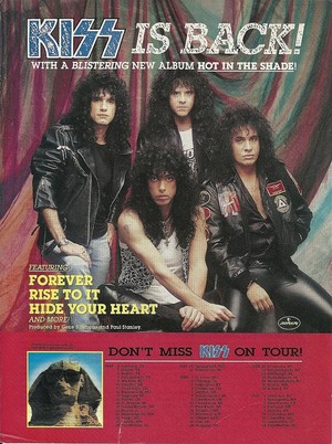 KISS ~Lubbock, TX...May 4, 1990 (Hot in the Shade Tour)