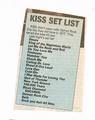 KISS set list ~Edmonton, AL, Canada...May 2, 1997 (Alive Worldwide Tour)  - kiss photo