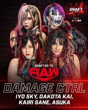  Kairi Sane, Asuka, Dakota Kai and IYO SKY | 2024 美国职业摔跤 Draft on Night Two | April 29, 2024