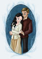 Snow/Charming Drawing - snow-white-and-charming fan art
