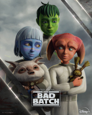  Eva, Jax, Sami, and Bayrn | bintang Wars: The Bad Batch | Promotional poster