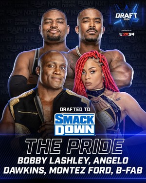  The Pride: Bobby Lashley, Montez, Angelo and B-Fab| 2024 美国职业摔跤 Draft on Night Two | April 29, 2024