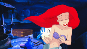  Walt 迪士尼 Gifs – 比目鱼 & Princess Ariel