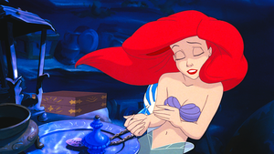  Walt 迪士尼 Screencaps – 比目鱼 & Princess Ariel