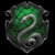  The snake represents Slytherin perfectly.