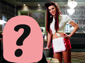 1x15 “Red-Handed”,  who is Ruby talking to, at the beginning of the episode in Granny’s Diner?   