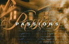  Which character watches "Passions" with Spike?