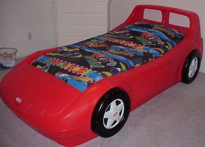  Who bought a race car bed?