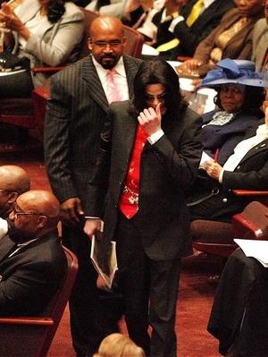  This photograph of Michael was taken at Johnnie Cocharan's funeral back in 2005