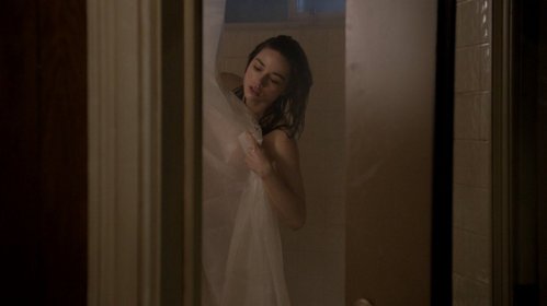  Who came into the bathroom whilst Allison was in the shower?