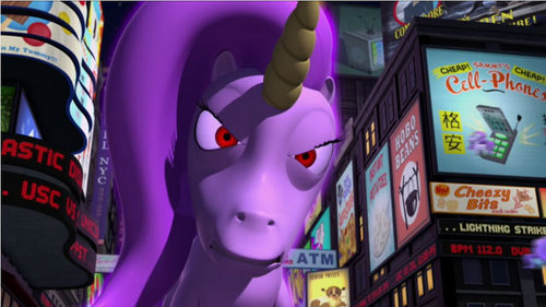 How many years did the possessed purple Lunacorn say he had been waiting to use the perfect exit line just for his alter ego to ruin it for him?