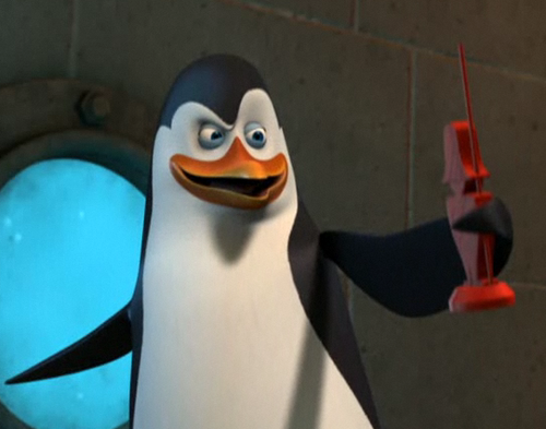  What does Kowalski say in this picture?