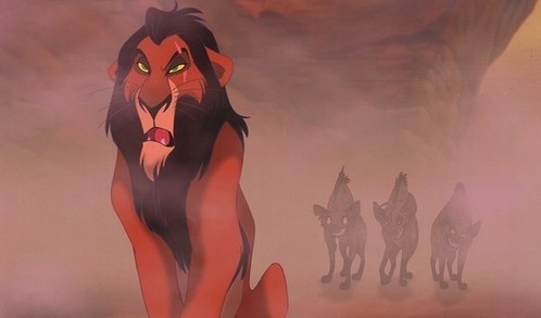  What does Scar say to the hyenas?