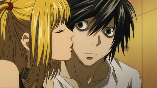 True or False: L was extremely jealous of Light, because he was in love with Misa.