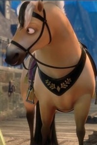  What's the name of Hans' Horse?