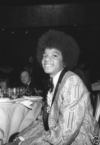  This photograph of Michael was taken at the 1973 Golden Globe Awards