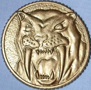 Who had the power of the Sabertooth-Tiger Power Coin