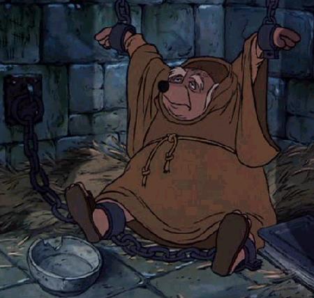  Why was Friar Tuck put in prison.