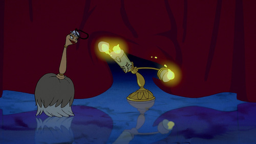Which name is never given to Lumière's girlfriend, the Featherduster?
