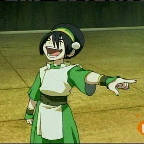  What was toph's first line in the earth rumble 6?