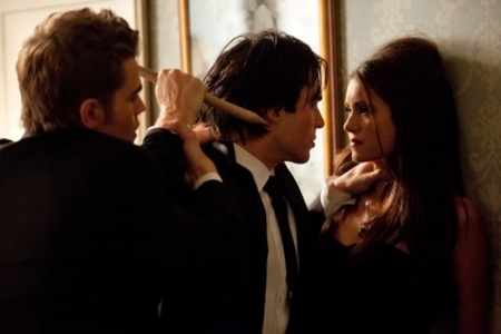  What did Katherine call Damon and Stefan?