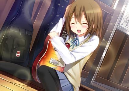  What did Yui name her guitar?